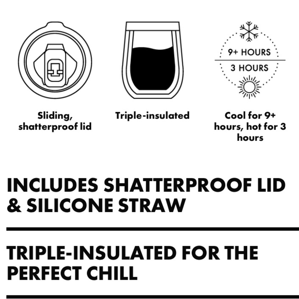 NEW Corkcicle Wine Tumbler with Silicone Straw - Picture 5 of 13